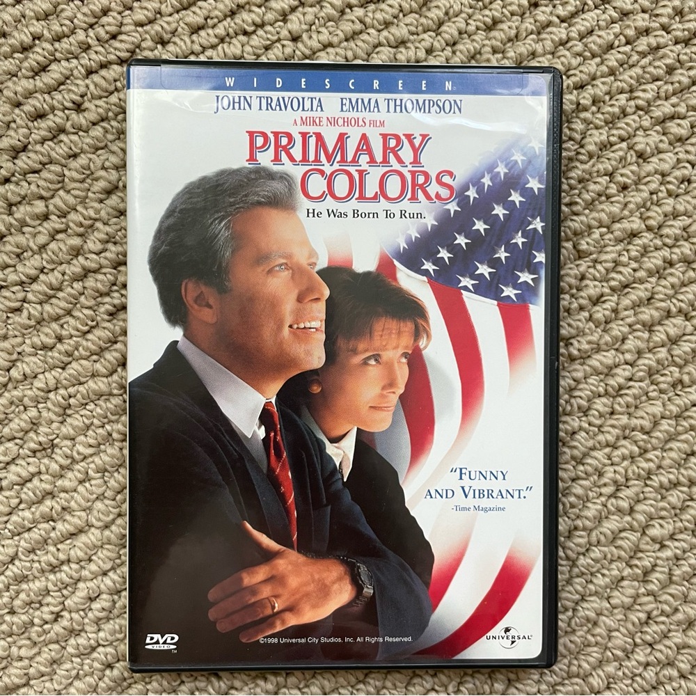 5 for $10 ⭐️ Primary Colors DVD
